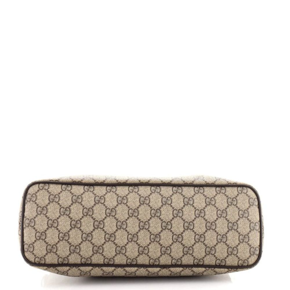 Gucci Convertible Zip Tote GG Coated Canvas Small Brown - Picture 4 of 10